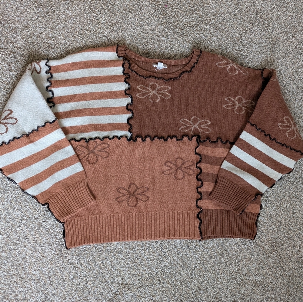 Le Lis Patchwork Sweater